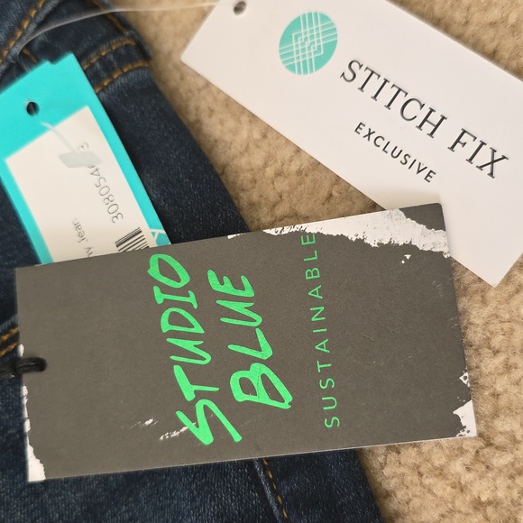 Studio Blue Aranza Mid Rise Skinny Jean Indigo Size 29 - Picture 5 of 6